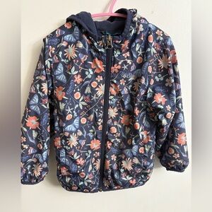 Columbia spring Raincoat Vibrant Floral Design 4 years